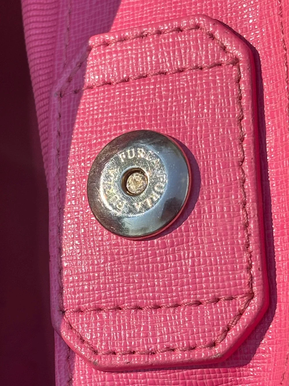 Furla Leather Crossbody Tote Bag
